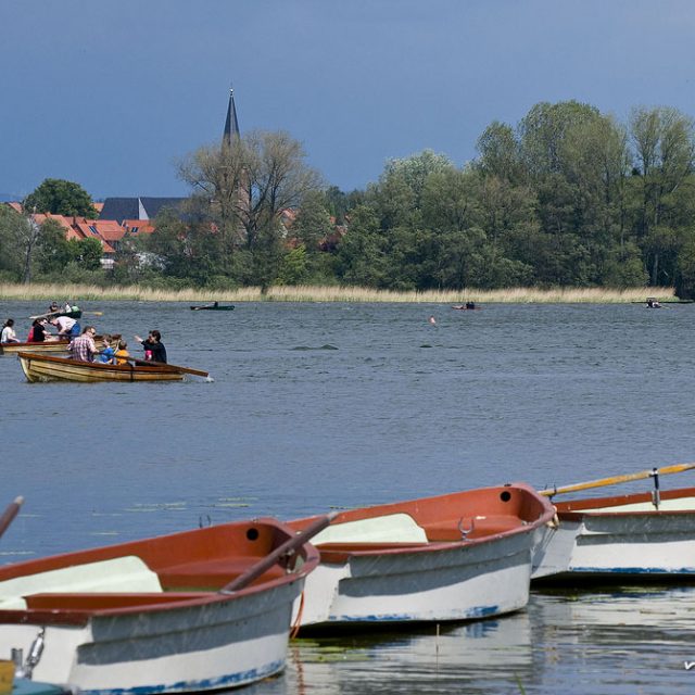 Boote auf dem Seeburger See